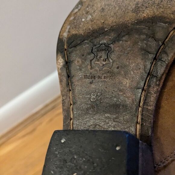 Vintage Guess? by Georges Marciano Size‎ 8.5 Leather Suede Cowboy Ankle Booties - Picture 9 of 9